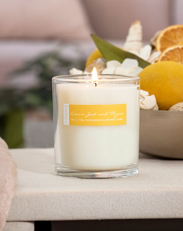 Lemon Zest & Thyme 9oz Candle – Ember